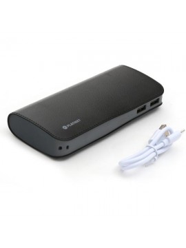 POWER BANK LEATHER 14100MAH ΜΑΥΡΟ + ΚΑΛΩΔΙΟ ΦΟΡΤΙΣΗΣ MICRO USB PLATINET