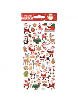 TWEENY CHRISTMAS STICKERS 9X17.5CM 270624 GLOBAL GIFT