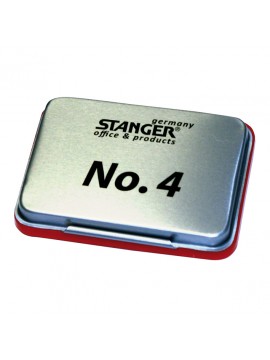 ΤΑΜΠΟΝ *ΣΦΡΑΓΙΔΑΣ No 4 ΚΟΚΚΙΝΟ 8Χ6 CM STANGER * CN *