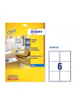 ΕΤΙΚΕΤΕΣ *ΛΕΥΚΕΣ INKJET 99.1X93 6 ΦΥΛΛΟ ΠΑΚΕΤΟ 25 ΦΥΛΛΩΝ AVERY