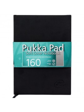 ΤΕΤΡΑΔΙΟ *B5 ΜΑΥΡΟ ΕΞΩΦΥΛΛΟ ΜΑΛΑΚΟ 160ΣΕΛ. 100 GSM PUKKA