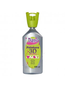 ΧΡΩΜΑΤΑ *3D DIAM'S 100ML PEARL SILVER