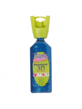 ΧΡΩΜΑΤΑ 3D DIAM'S 37ML GLITTER NIGHT BLUE
