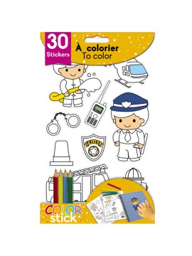 COLOR *STICKERS 14X20CM+4 ΞΥΛΟΜΠΟΓΙΕΣ ΚΟΝΤΕΣ+3 ΠΡΟEKΤΥΠΩΜ. ΦΥΛΛΑ 282003 GLOBAL GIFT