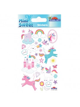 MINISWEET STICKERS 8X12CM 114124 GLOBAL GIFT