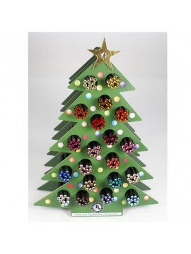 ΜΟΛΥΒΙΑ ΜΕ SWAROVSKI ΣΤΑΝΤ CHRISTMAS TREE 200 ΤΕΜΑΧΙΩΝ ΑΣΟΡΤΙ ΧΡΩΜΑΤΑ RUBINATO