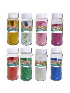 ΧΡΥΣΟΣΚΟΝΗ ΑΛΑΤΙΕΡΑ GLITTER 110 G, 8 ΧΡΩΜΑΤΩΝ ΚΟΥΤΙ 12 ΤΕΜΑΧΙΩΝ DESCRIBO * CN *