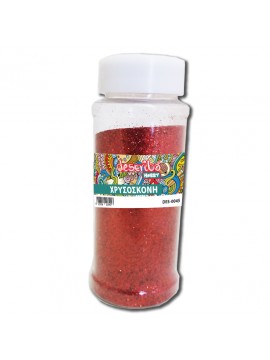 ΧΡΥΣΟΣΚΟΝΗ ΑΛΑΤΙΕΡΑ GLITTER 110 G, ΧΡΩΜΑ ΚΟΚΚΙΝΟ DESCRIBO * CN *