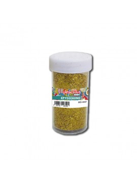 ΧΡΥΣΟΣΚΟΝΗ ΑΛΑΤΙΕΡΑ GLITTER 20 G, ΧΡΩΜΑ ΧΡΥΣΟ ΚΟΥΤΙ 48 ΤΕΜΑΧΙΩΝ DESCRIBO * CN *