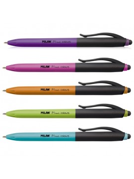 ΣΤΥΛΟ ΔΙΑΡΚΕΙΑΣ P1 ΑΦΗΣ STYLUS COLOURS 1.0ΜΜ ΣΤΑΝΤ 24 ΤΕΜΑΧΙΩΝ, 5 ΑΣΟΡΤΙ ΧΡΩΜΑΤΑ MILAN