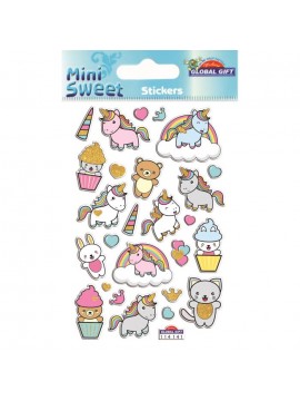 MINISWEET STICKERS 8X12CM 114141 GLOBAL GIFT