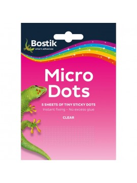 ΑΥΤΟΚΟΛΛΗΤΑ *MICRO DOTS ΔΙΠΛΗΣ ΟΨΗΣ, ΔΙΑΦΑΝΑ, 5 ΦΥΛΛΑ
