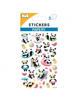PAPERY STICKERS 8X13CM 145109 GLOBAL GIFT