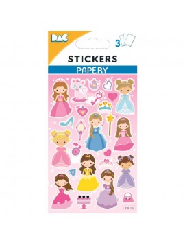 PAPERY STICKERS 8X13CM 145113 GLOBAL GIFT