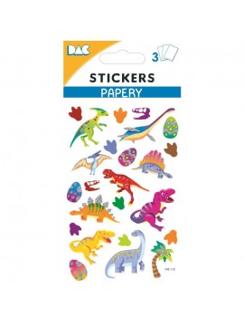 PAPERY STICKERS 8X13CM 145115 GLOBAL GIFT