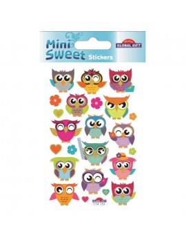 MINISWEET STICKERS 8X12CM 114151 GLOBAL GIFT