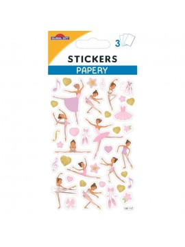 PAPERY STICKERS 8X13CM 145117 GLOBAL GIFT