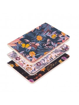 ΤΕΤΡΑΔΙΟ ΚΑΡΦΙΤΣΑ B6 BLOOM 80ΣΕΛ. 80 GSM 3 ΑΣΟΡΤΙ FANCY ΣΧΕΔΙΑ PUKKA