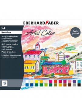ΞΗΡΟΠΑΣΤΕΛ *SOFT STUDIO 10X10MM 24 ΧΡΩΜΑΤΩΝ EFA * KR *