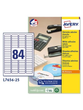ΕΤΙΚΕΤΕΣ SLIDES SMALL LASER 84 ΦΥΛΛΟ ΠΑΚΕΤΟ 25 ΦΥΛΛΩΝ AVERY