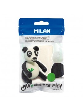 ΠΗΛΟΣ MODELLING PLAY ΛΕΥΚΟΣ 100G ΚΟΥΤΙ 12 ΤΕΜΑΧΙΩΝ MILAN