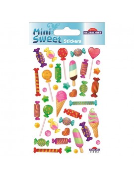 MINISWEET STICKERS 8X12CM 114158 GLOBAL GIFT