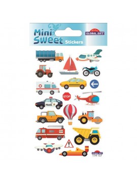 MINISWEET STICKERS 8X12CM 114157 GLOBAL GIFT