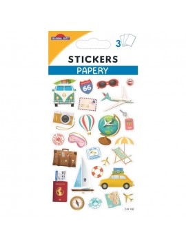 PAPERY STICKERS 8X13CM 145130 GLOBAL GIFT