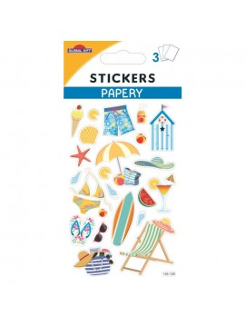 PAPERY STICKERS 8X13CM 145129 GLOBAL GIFT
