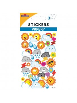 PAPERY STICKERS 8X13CM 145123 GLOBAL GIFT
