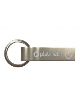 USB STICK 2.0 MINI-DEPO 16GB ΜΕ ΑΔΙΑΒΡΟΧΗ ΜΕΤΑΛΛΙΚΗ ΘΗΚΗ PLATINET