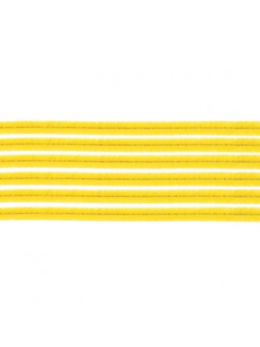 ΣΥΡΜΑ ΠΙΠΑΣ ΧΡΩΜΑ LIGHT YELLOW ΣΕΤ 10 ΤΕΜΑΧΙΩΝ 50 Χ 0,8CM GLOREX