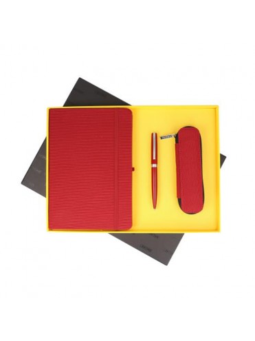 ΣΤΥΛΟ *INDIAN SUMMER SET RED BP + ΚΑΣΕΤΙΝΑ ΓΙΑ ΣΤΥΛΟ + ΣΗΜΕΙΟΜΑΤΑΡΙΟ ΣΕ ΚΟΥΤΙ ΔΩΡΟΥ ONLINE