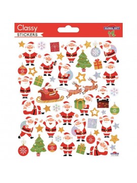 CLASSY CHRISTMAS STICKERS 15X17CM 212038 GLOBAL GIFT