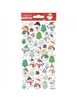 TWEENY CHRISTMAS STICKERS 9X17.5CM 270627 GLOBAL GIFT