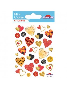 MINI CLASSY STICKERS 7X10CM 111033 GLOBAL GIFT