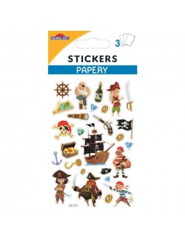 PAPERY STICKERS 8X13CM 145131 GLOBAL GIFT