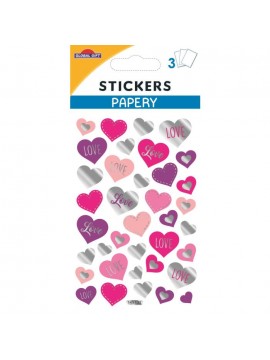 PAPERY STICKERS 8X13CM 145133 GLOBAL GIFT