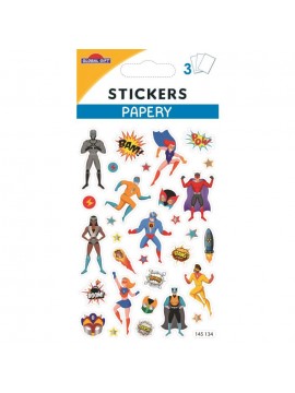 PAPERY STICKERS 8X13CM 145134 GLOBAL GIFT