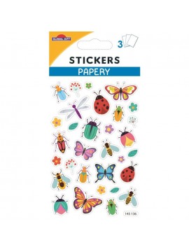 PAPERY STICKERS 8X13CM 145136 GLOBAL GIFT