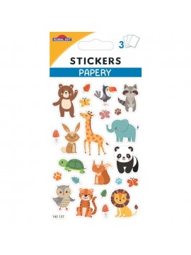 PAPERY STICKERS 8X13CM 145137 GLOBAL GIFT