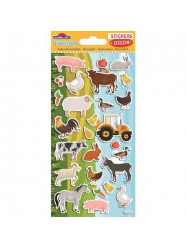 TWEENY DECOR STICKERS 9X17.5CM 272042 GLOBAL GIFT