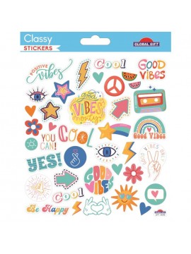 CLASSY STICKERS 15X17CM 211030 GLOBAL GIFT