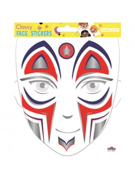 CLASSY FACE STICKERS 15X17CM 211053 GLOBAL GIFT