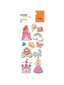 SCENY STICKERS 7X14CM 440244 GLOBAL GIFT