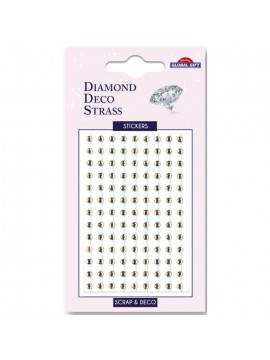 DDS DIAMOND DECO STRASS STICKERS 8X12CM 160004 GLOBAL GIFT