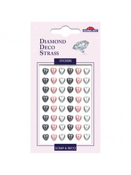 DDS DIAMOND DECO STRASS STICKERS 8X12CM 160094