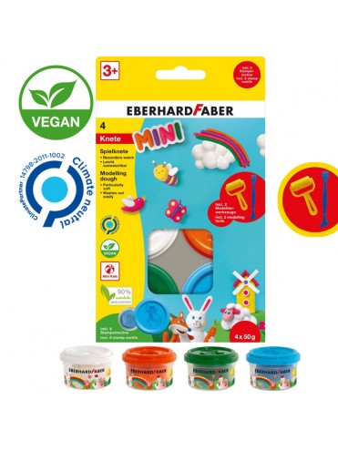 ΠΛΑΣΤΟΖΥΜΑΡΑΚΙΑ ΜΙΝΙ KIDS 4Χ50GR ΕΙΔΙΚΑ ΧΡΩΜΑΤΑ + 2 ΕΡΓΑΛΕΙΑ + 8 ΚΑΛΟΥΠΙΑ EFA