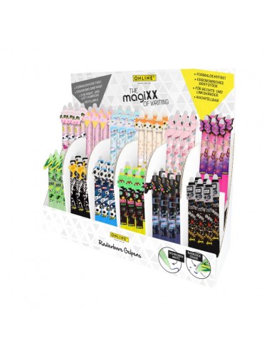 ΣΤΥΛΟ GEL MAGIXX FUN BEST SELLER ΜΕ ΜΕΛΑΝΙ ΜΠΛΕ ΠΟΥ ΣΒΗΝΕΙ (REFILLABLE), 12 ΑΣΟΡΤΙ ΣΧΕΔΙΑ, ΣΤΑΝΤ 72 ΤΕΜΑΧΙΩΝ ONLINE