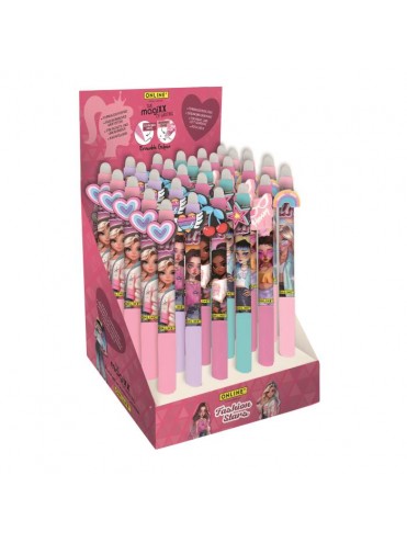 ΣΤΥΛΟ GEL MAGIXX FUN FASHION STARS ΜΕ ΜΕΛΑΝΙ ΜΠΛΕ ΠΟΥ ΣΒΗΝΕΙ (REFILLABLE), 6 ΑΣΟΡΤΙ ΣΧΕΔΙΑ, ΣΤΑΝΤ 30 ΤΕΜΑΧΙΩΝ ONLINE